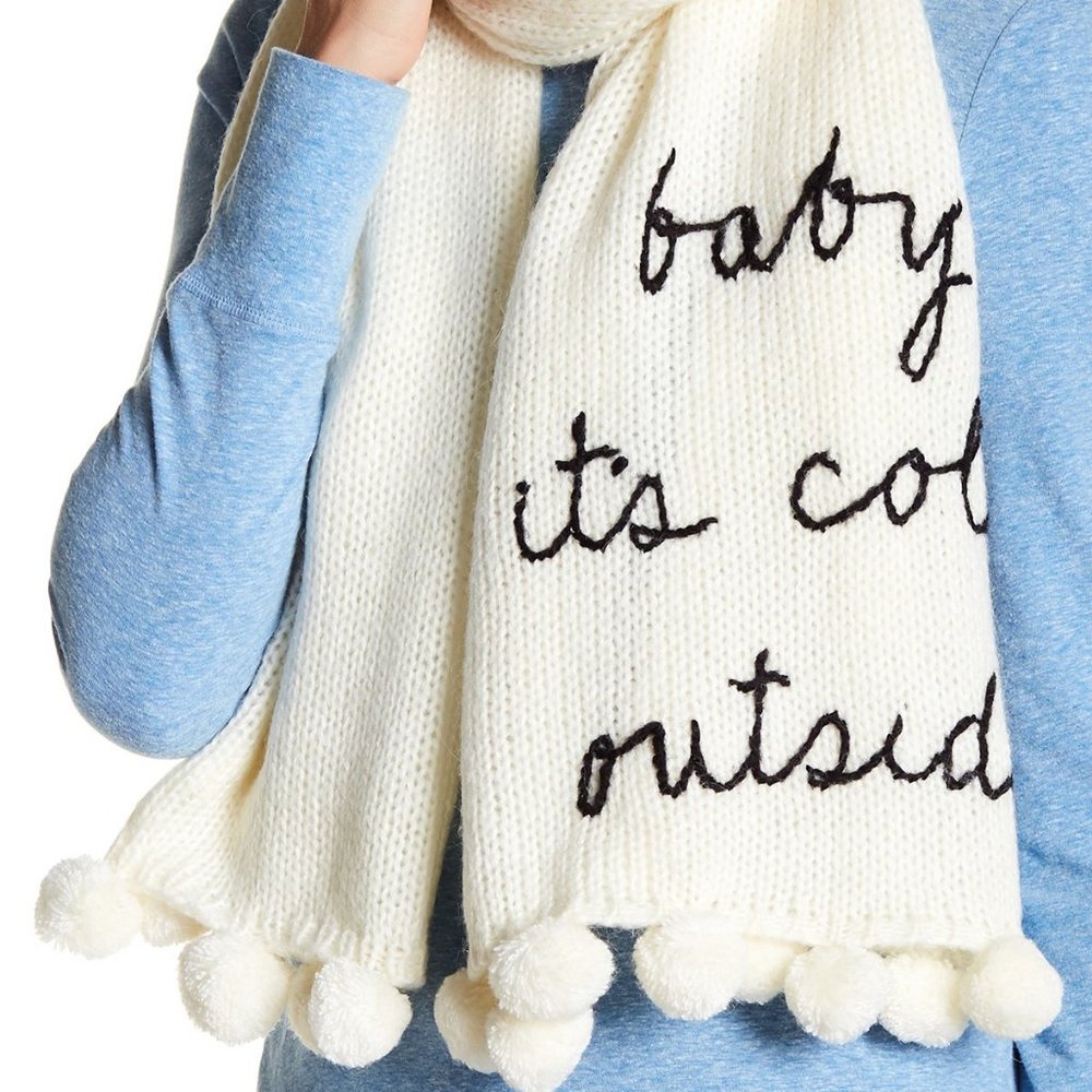 kate spade new york Baby It's Cold Outside Scarf